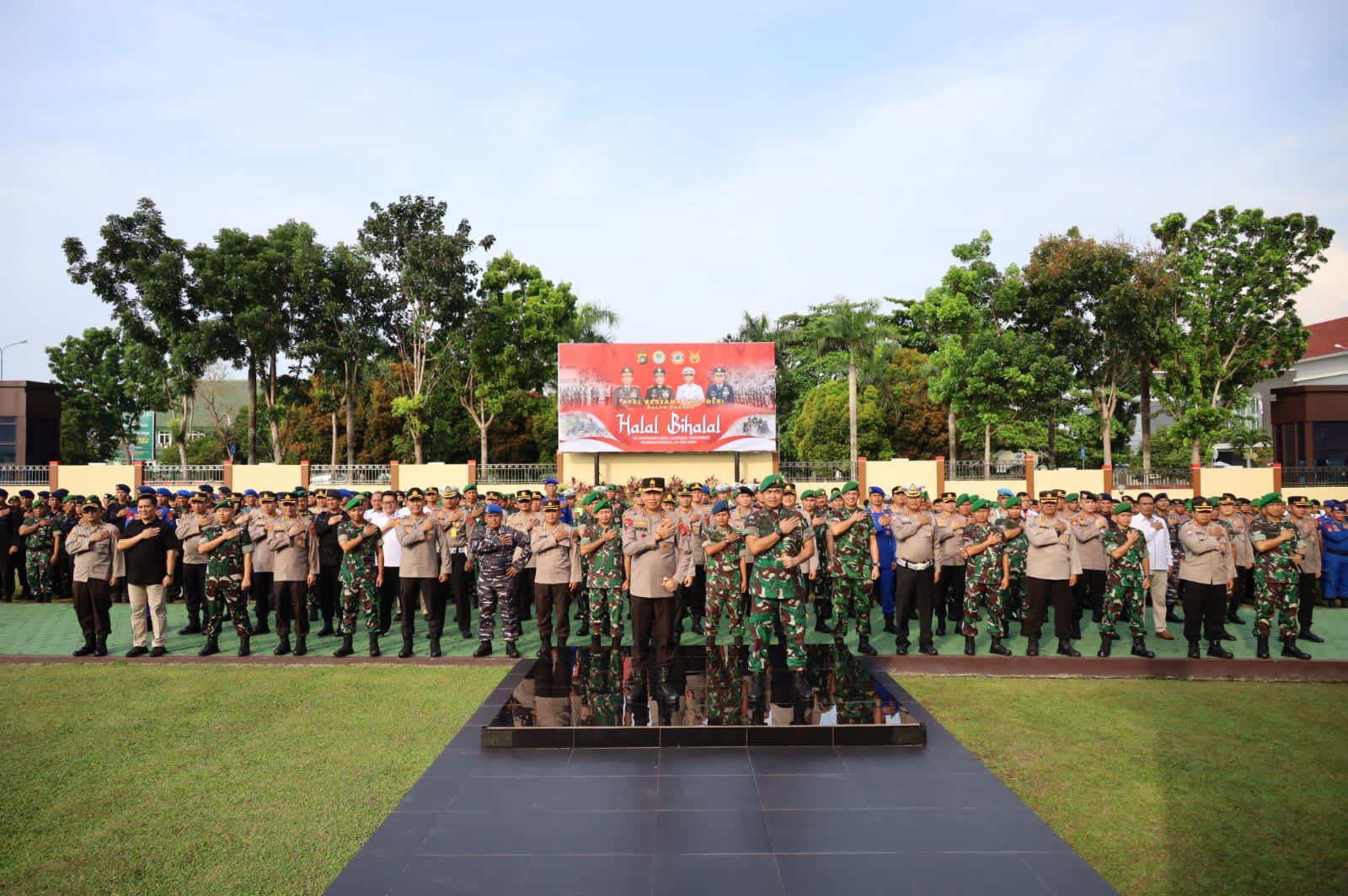 Apel Bersama TNI-Polri di Bangka Belitung