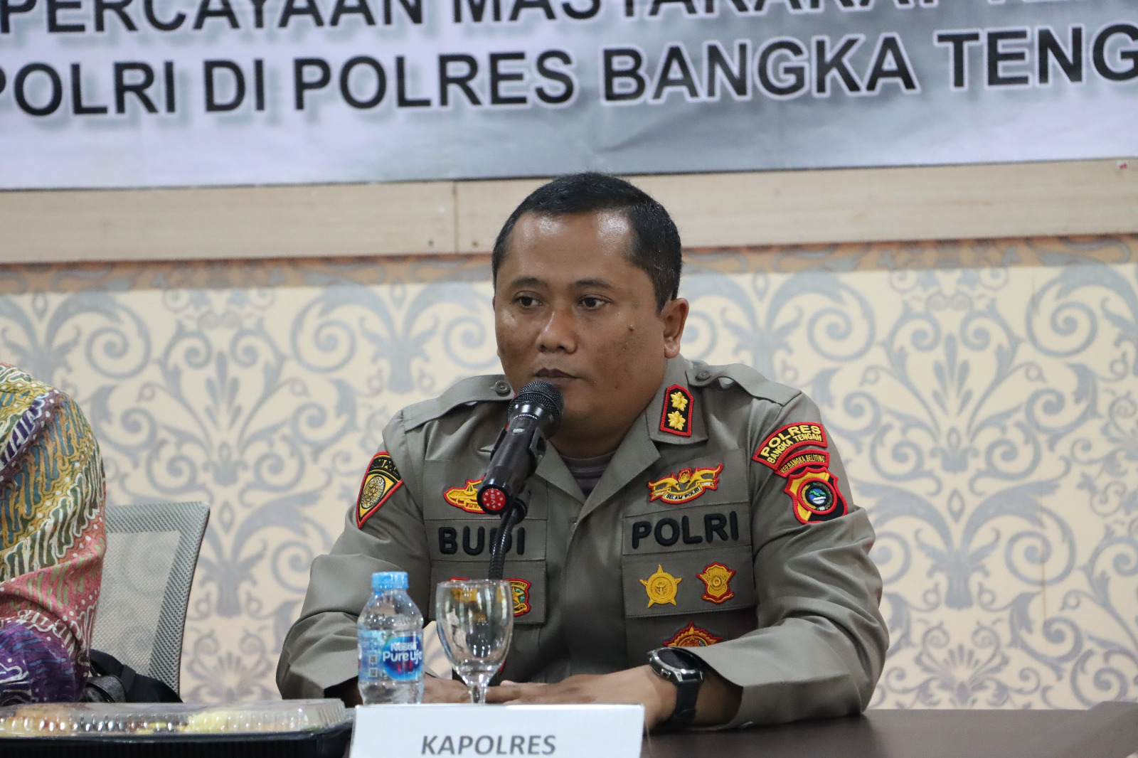 Puslitbang Polri Lakukan Penelitian Tingkat Kepercayaan Masyarakat Terhadap Kinerja Polri di Polres Bangka Tengah