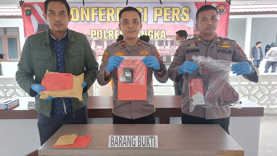 Satu Pekan dua Pelaku Pengedar Narkoba di Bekuk Tim Kibas Sat Narkoba Polres Bangka