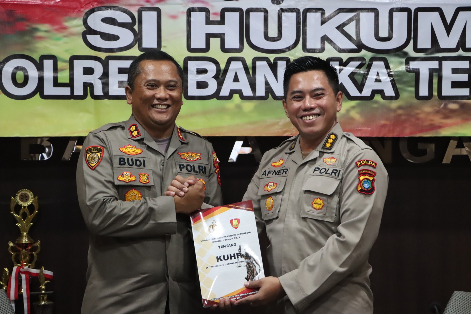 Ini Sosialisasi yang Dilaksanakan Bidang Hukum Polda Babel Kepada Polres Bangka Tengah