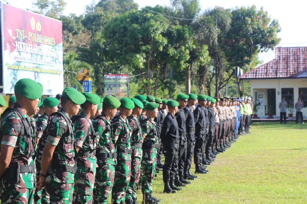 Yonif 147/Kgj Melaksanakan Silaturahmi dan Halal Bi Halal Bersama Jajaran Polda Bangka Belitung