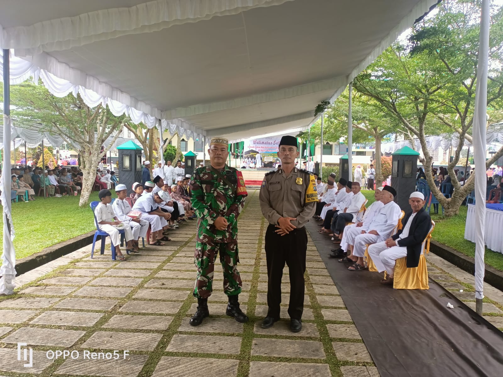 Babinsa Tuatunu Melaksanakan Pengamanan Walimatus Syafar Jemaah Calon Haji