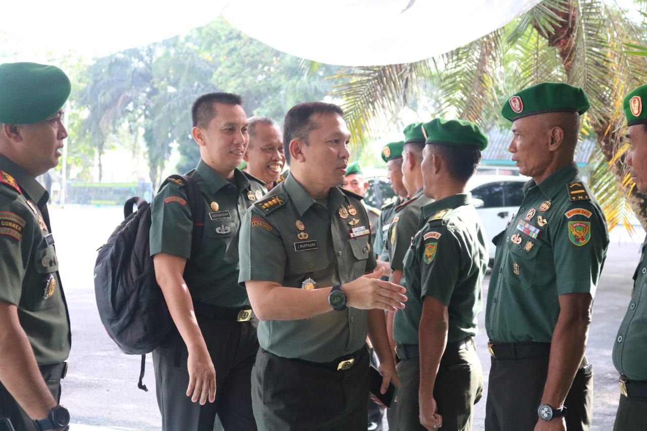 Dandim 0413/Bangka Ucapkan Selamat Datang Kepada Ketua TIM ITDAM II/Swj