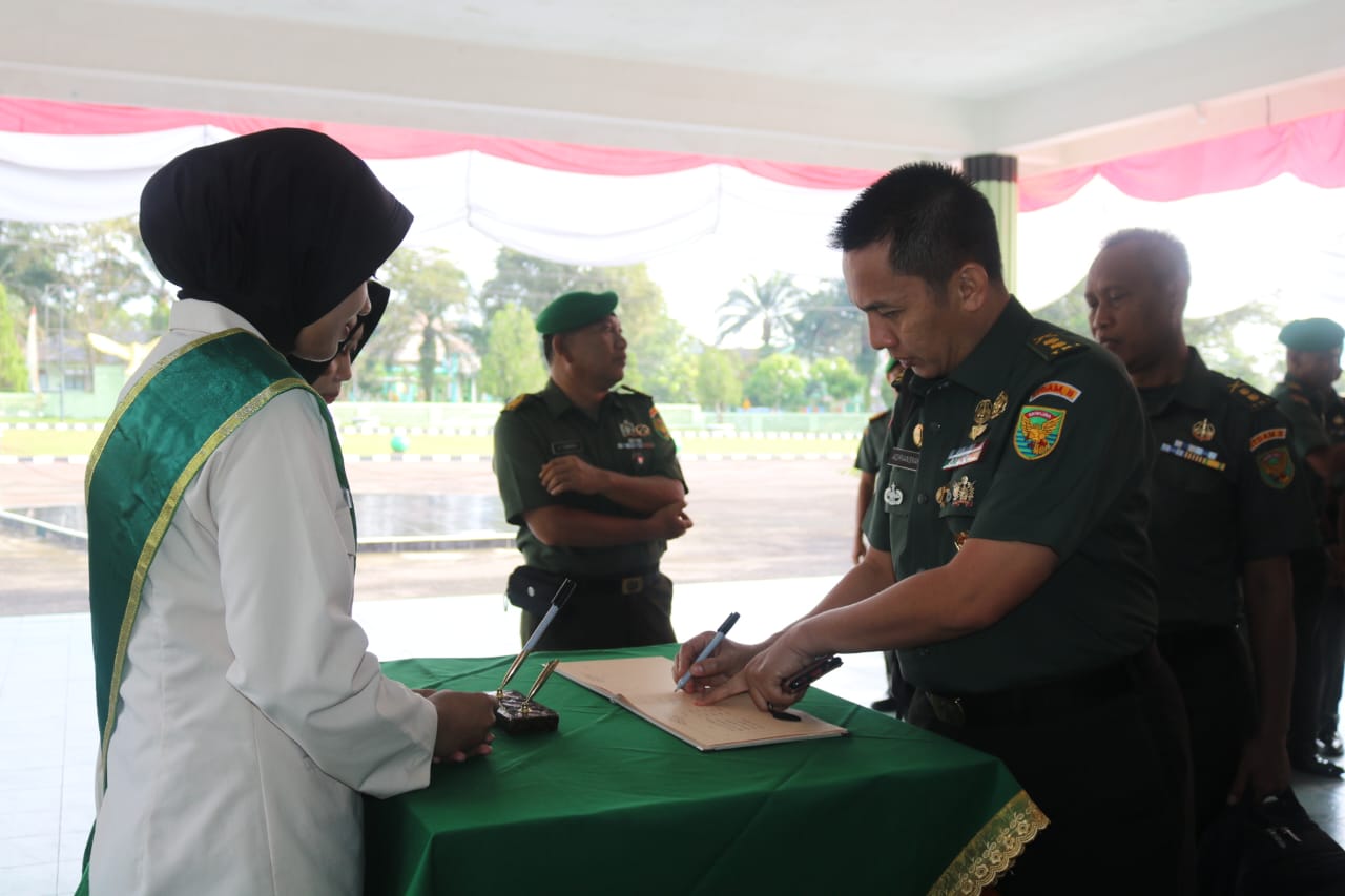 Dandim 0413/Bangka Ucapkan Selamat Datang Kepada Ketua TIM ITDAM II/Swj