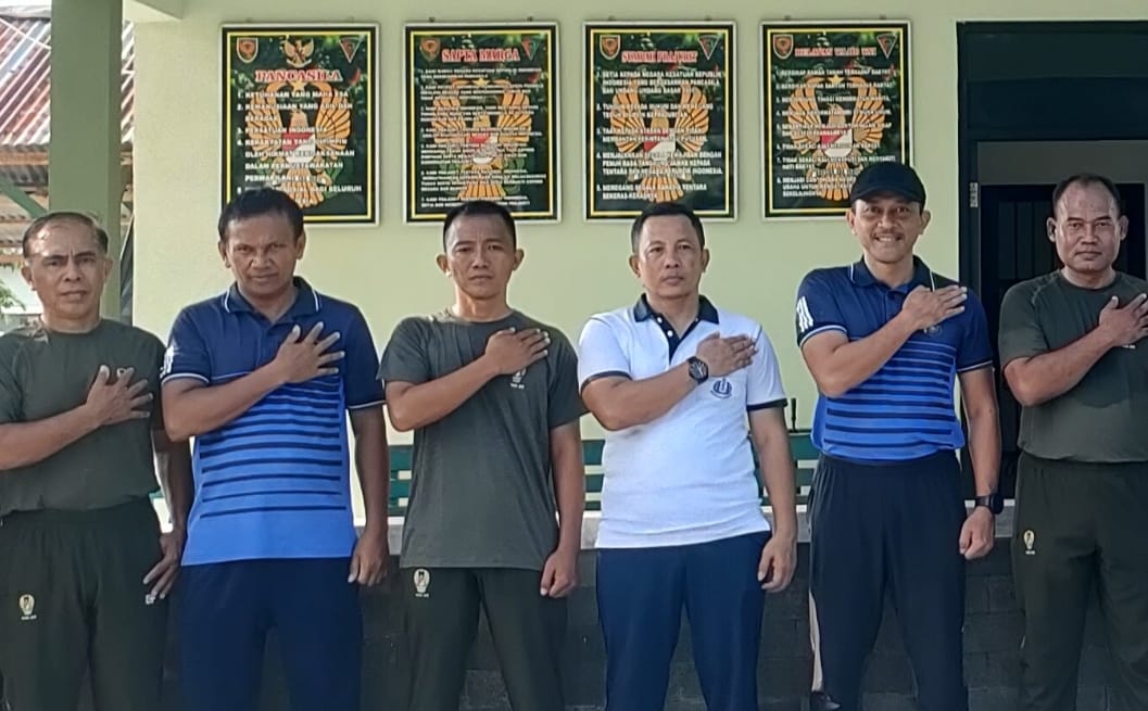 Danki Kompi A Bangka Barat Apresiasi Olahraga Bersama Yang Dilaksanakan Oleh Polres Bangka Barat