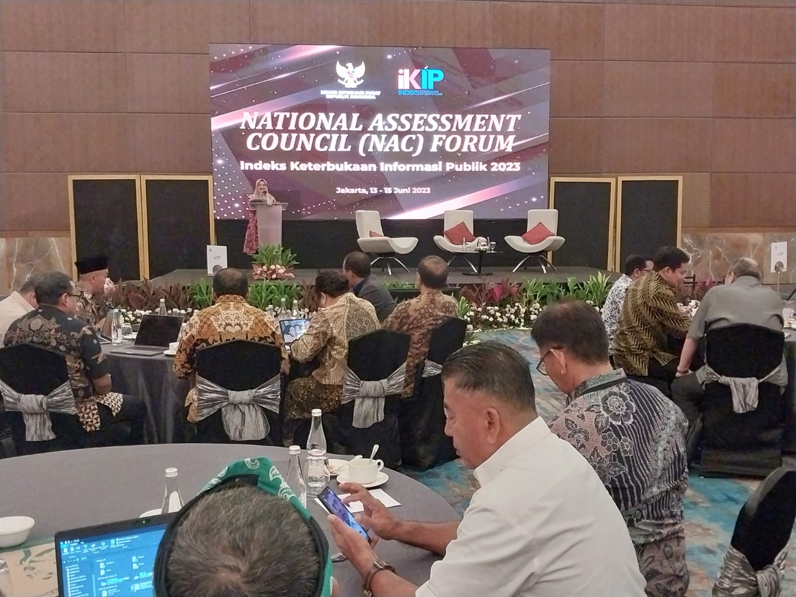 Komisi Informasi (KI) Pusat Gelar National Assessment Council (NAC) Forum Indeks Keterbukaan Informasi Publik (IKIP) 2023