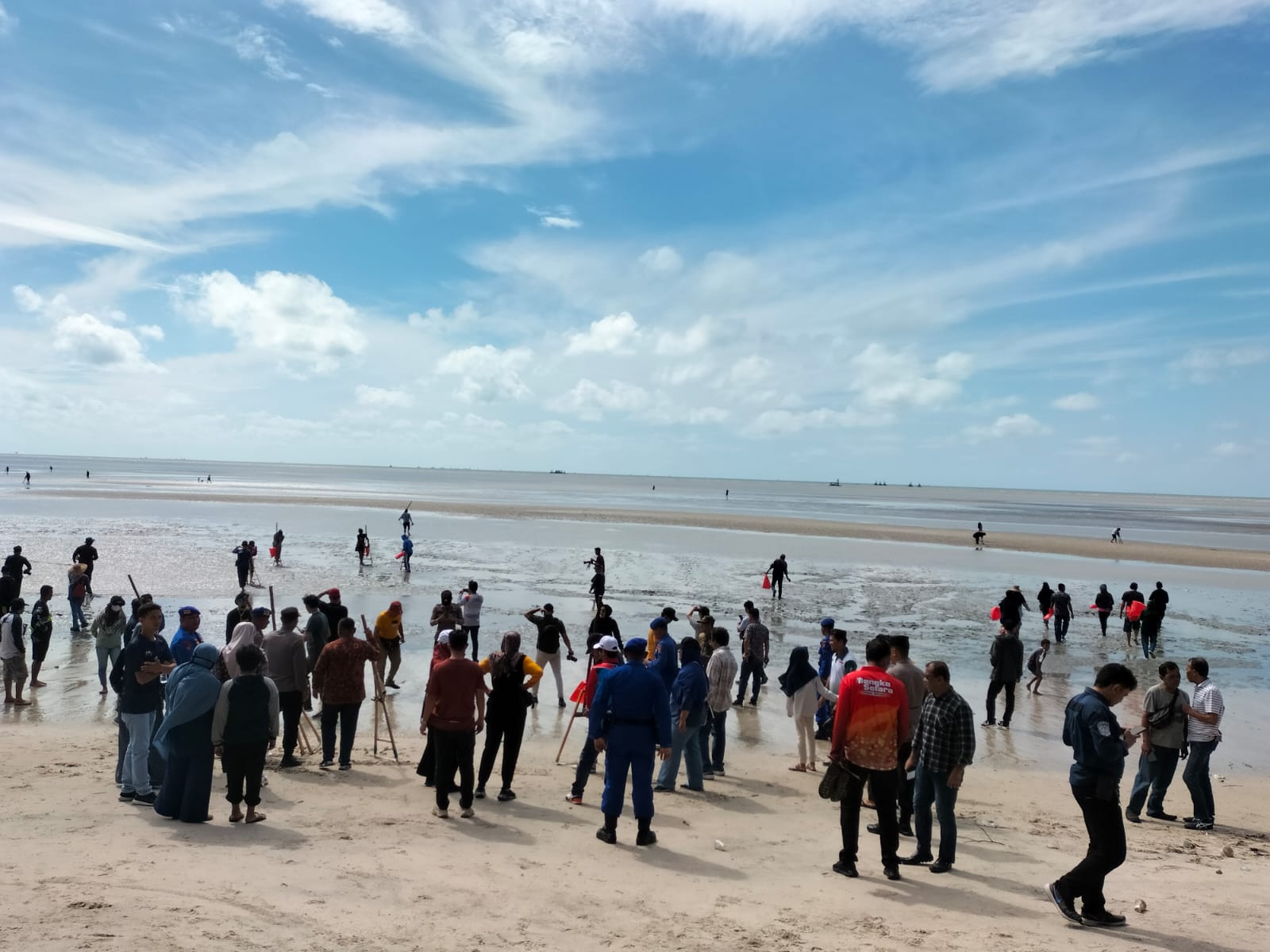 Dukung Destinasi Wisata Daerah Pabung Kodim 0413/Bangka Hadiri Festival Takari tahun 2023 di Pantai Takari lintas Timur