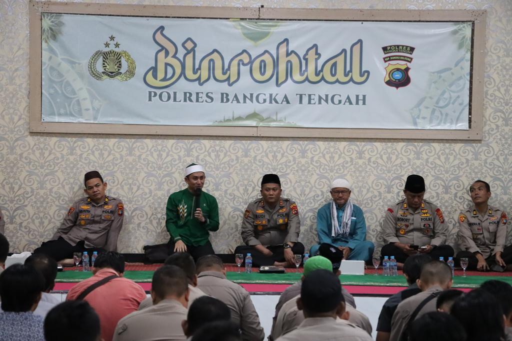 Gelar Doa Lintas Agama Hari Bhayangkara ke 77 Ini Harapan Kapolres Bangka Tengah untuk Polri