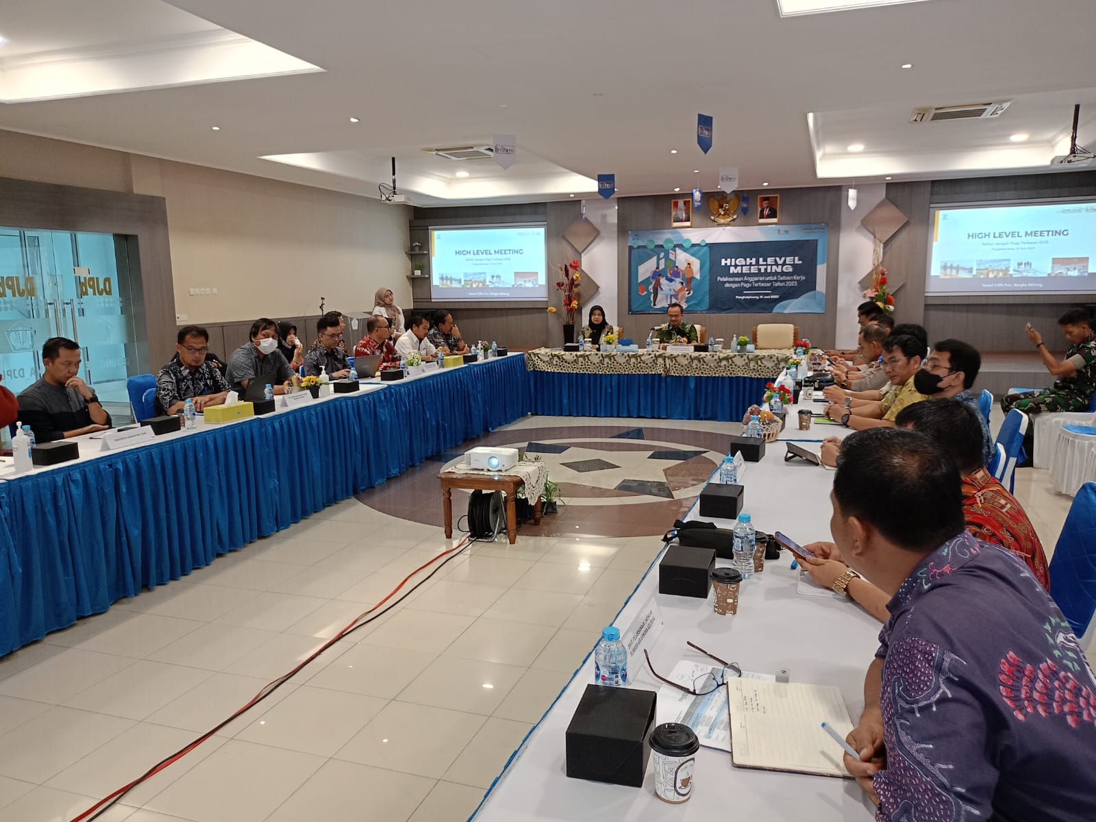 Kasiren 045/Gaya Hadiri High Level Meeting Pelaksanaan Anggaran Satker Pagu Terbesar Tahun 2023