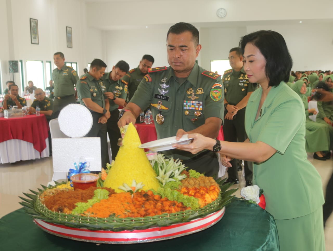 Syukuran Puncak HUT Korem 045/Gaya Diadakan Serentak, Ini Pesan Danrem Brigjen TNI A. Dedy Prasetyo