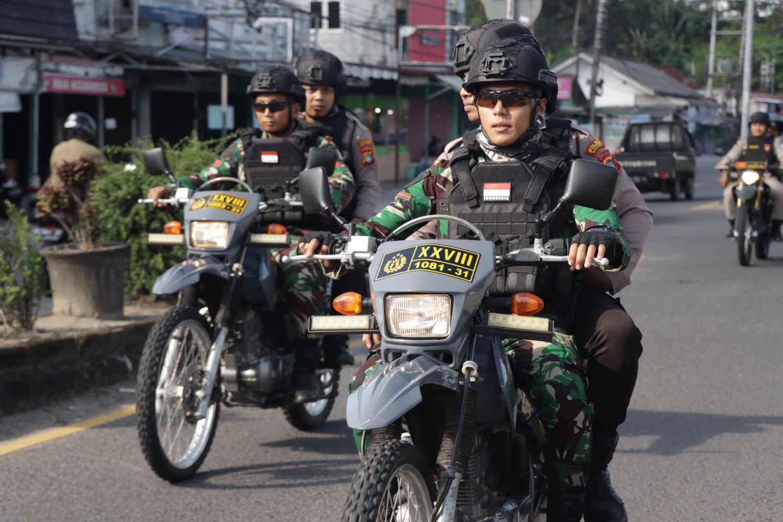 Patroli Perintis Sinergitas TNI Polri, Koramil Sungailiat Dan Koramil Merawang Bersama Polres Bangka Laksanakan Patroli Bersama