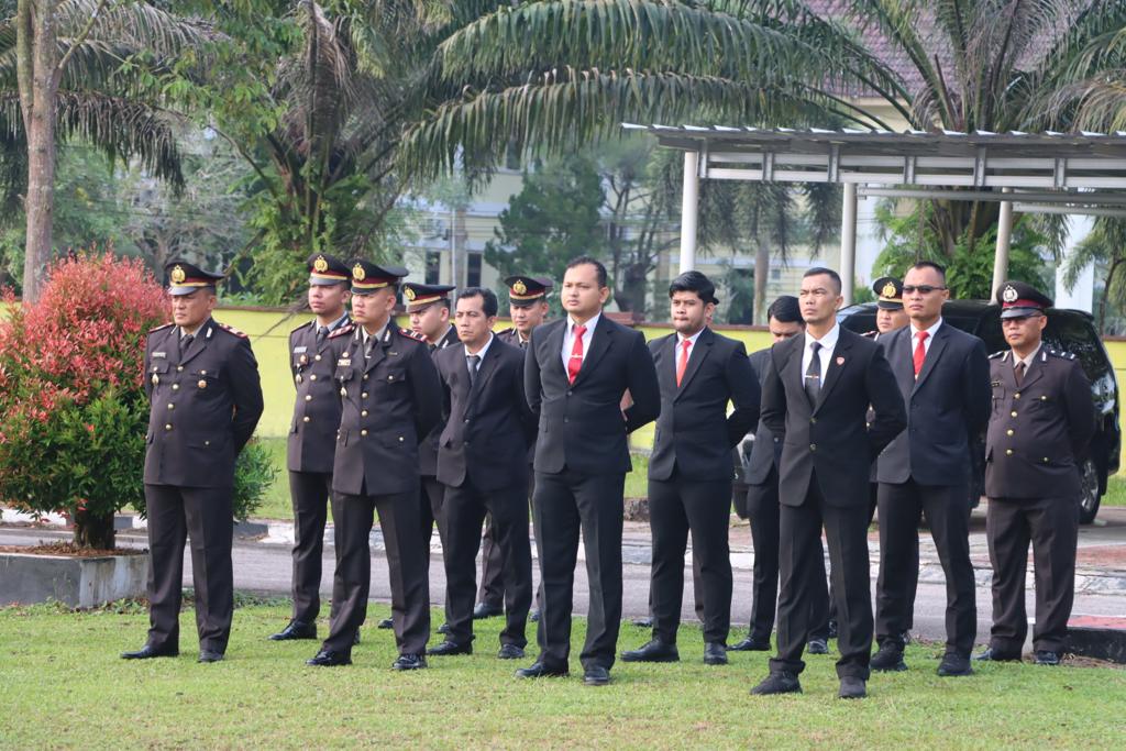 Peringati Hari Lahir Pancasila 1 Juni, Polres Bangka Tengah Gelar Upacara