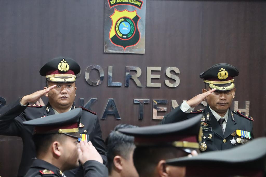 Peringati Hari Lahir Pancasila 1 Juni, Polres Bangka Tengah Gelar Upacara