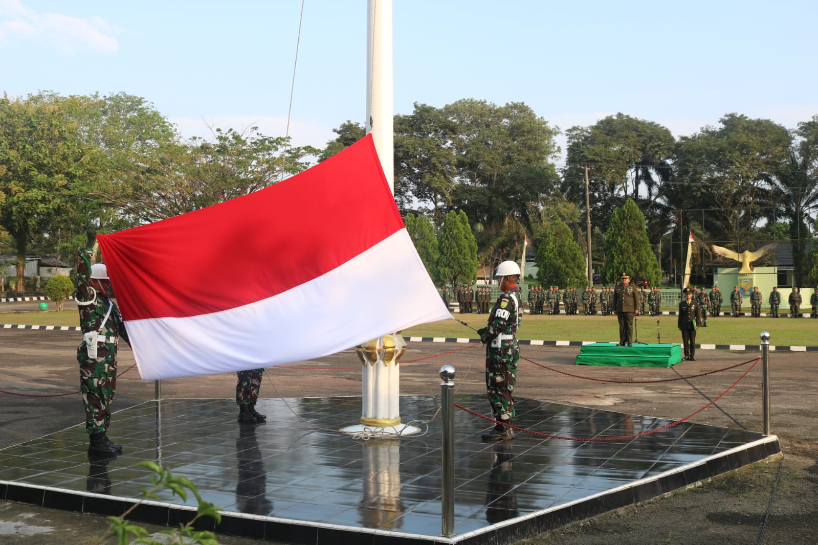 Kodim 0413/Bangka Menggelar Upacara Hari Lahir Pancasila