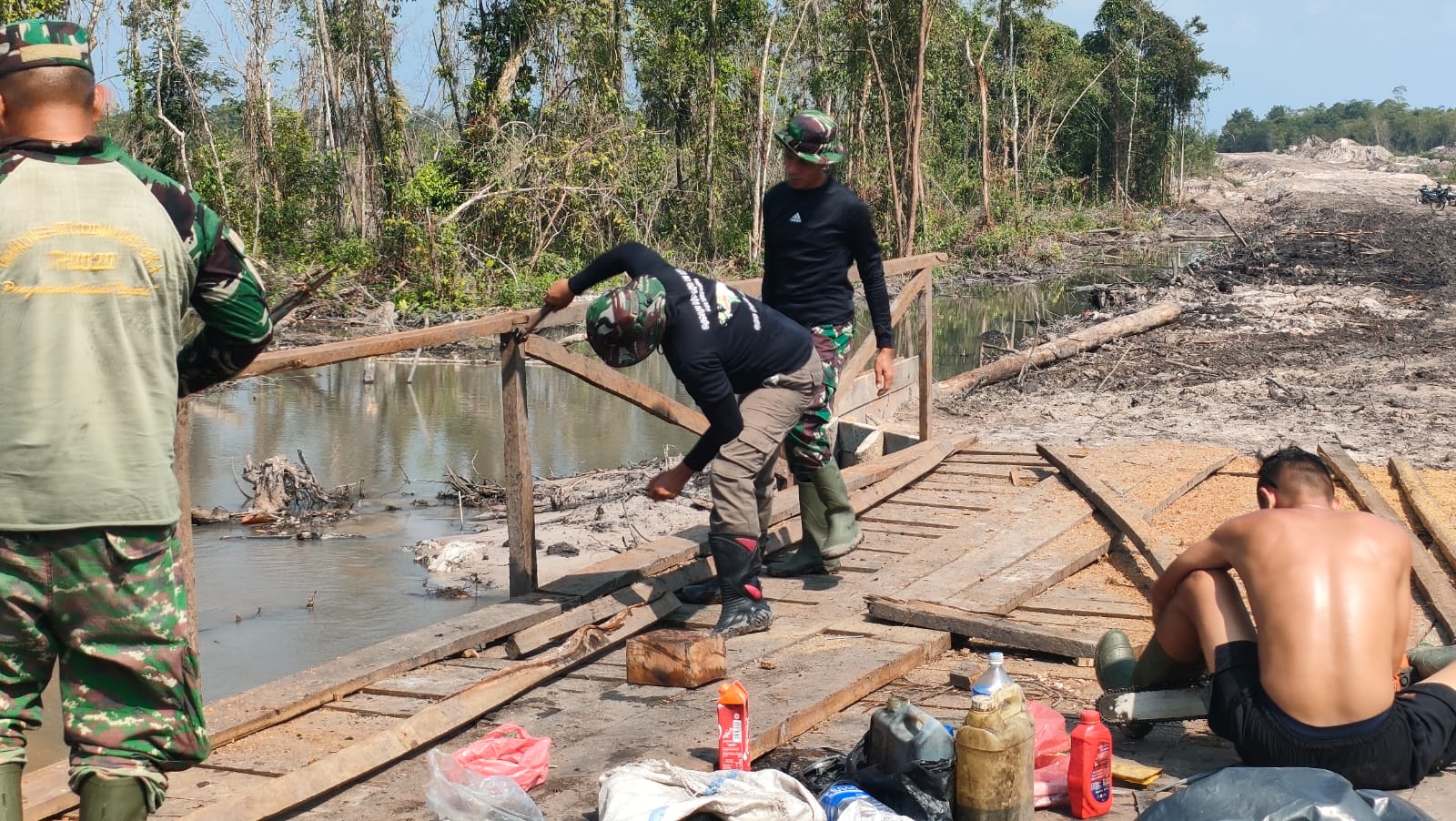 Kondisi Saat ini Pembangunan Jembatan 2 Sudah Mencapai 95 %