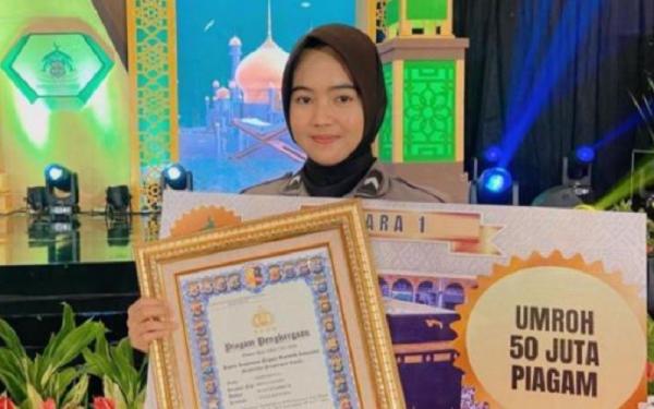 Sosok Inspiratif Bripda INDRI REINATA Juara 1 MTQ Nasional, Ini Motivasi Beliau