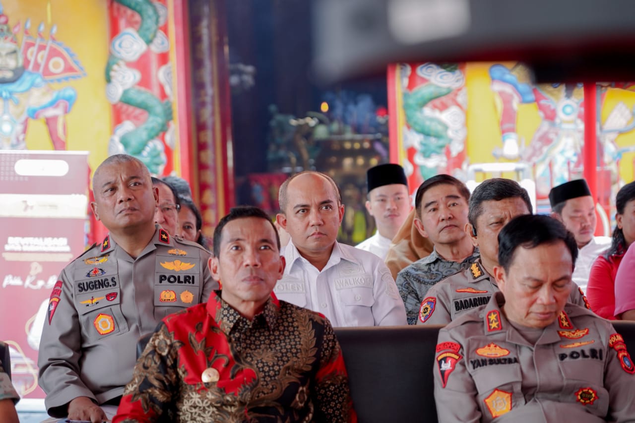 Wali Kota Pangkalpinang Hadiri Revitalisasi Situs Masjid Jamik dan Klenteng Kwan Tie Miau Oleh Polda Bangka Belitung