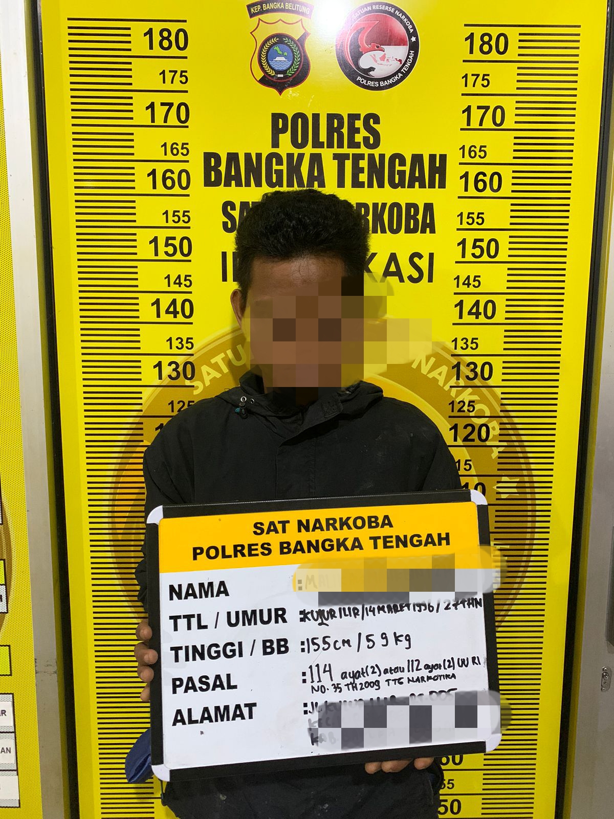 Bawa Sabu 15,58 Gram, Malik Ditangkap Sat Res Narkoba Polres Bateng