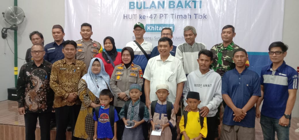 Babinsa Bukit Layang Hadiri Khitanan Massal Bulan Bhakti HUT ke-47 PT Timah