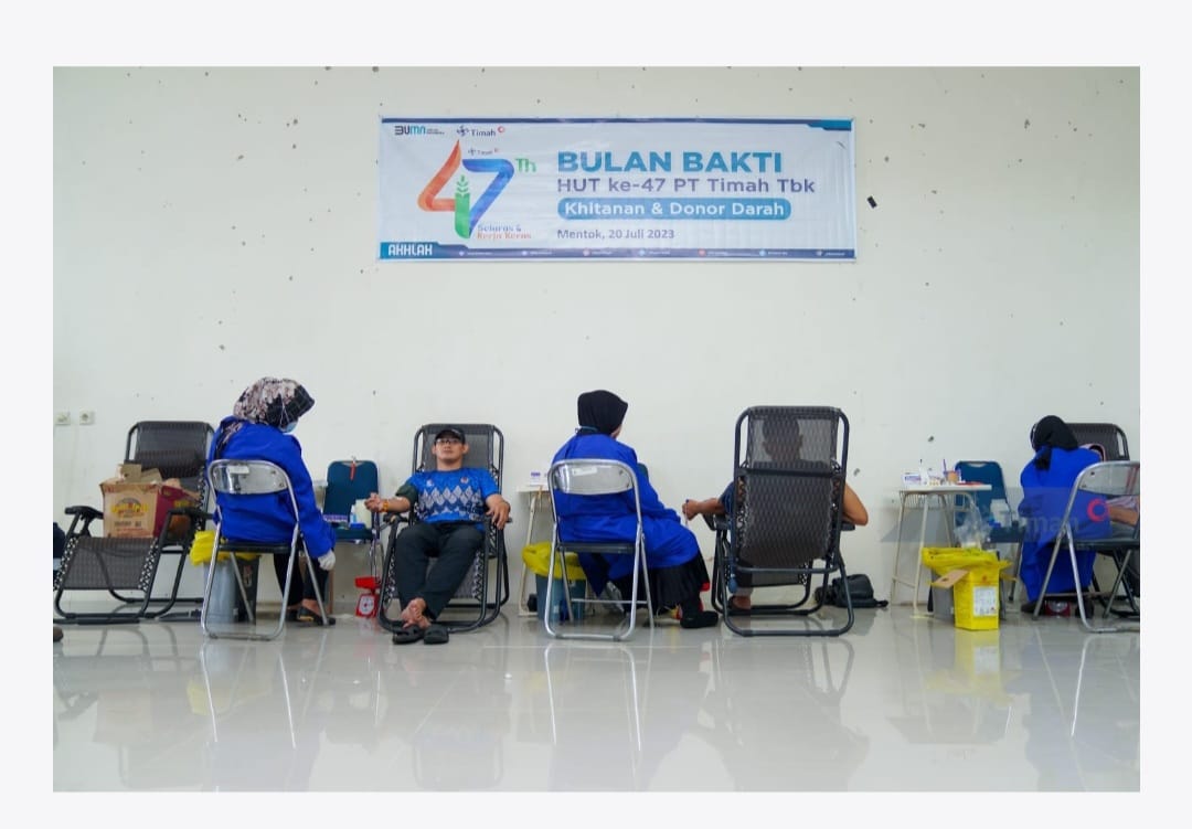 PT Timah Tbk Kolaborasi dengan PMI Bangka Barat Gelar Donor Darah Penuhi Kebutuhan Stok Darah