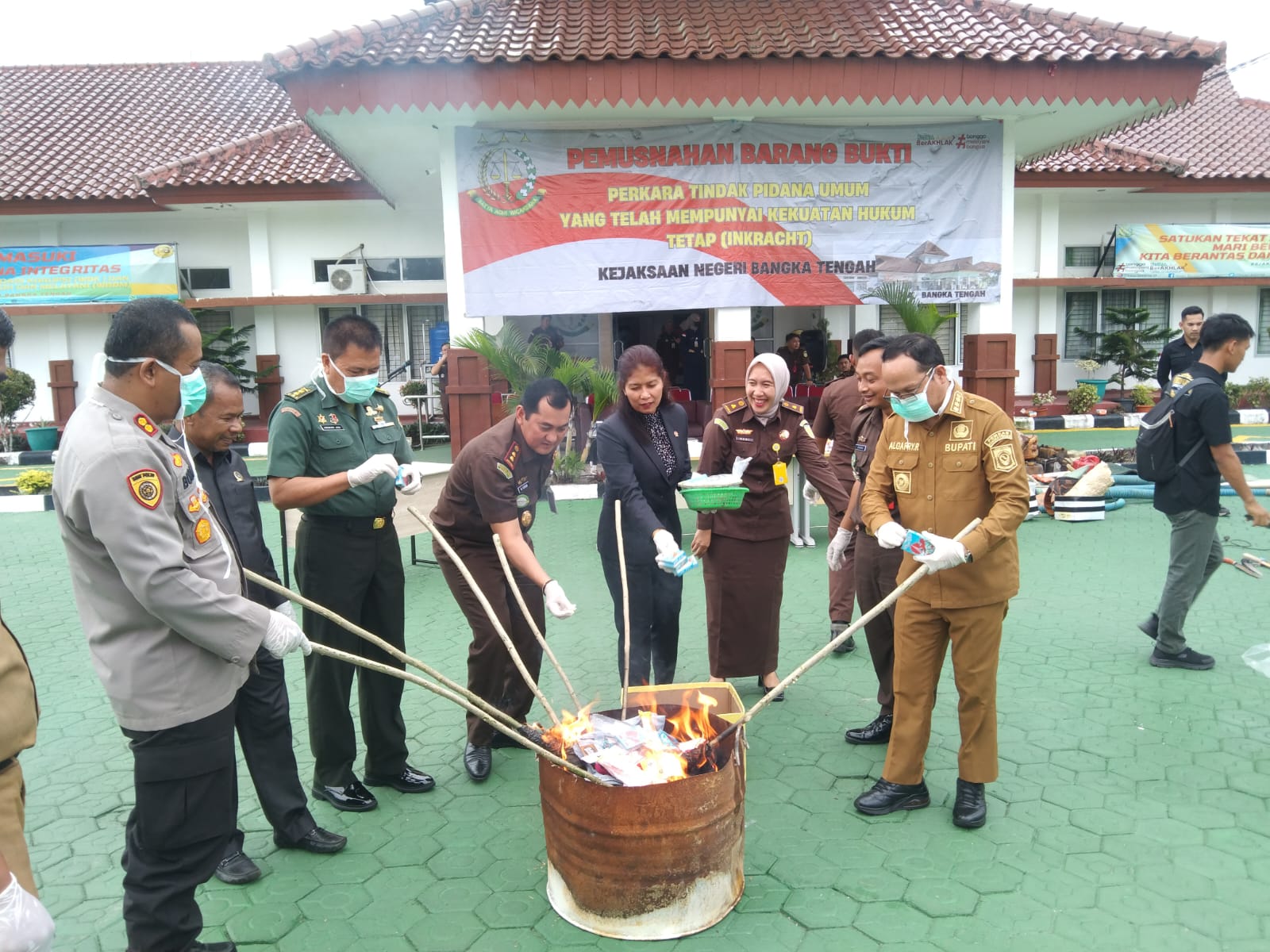 Ini Tujuan Pemusnahan Barang Bukti berbagai Tindak Pidana!