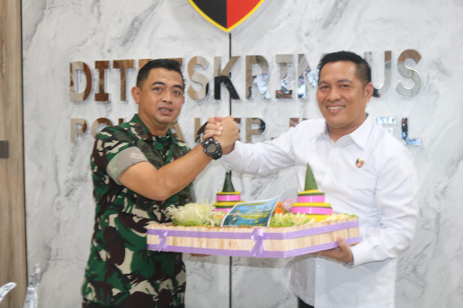 Dir Reskrimsus Polda Babel Kaget Terima Surprise Dandim 0413/Bangka