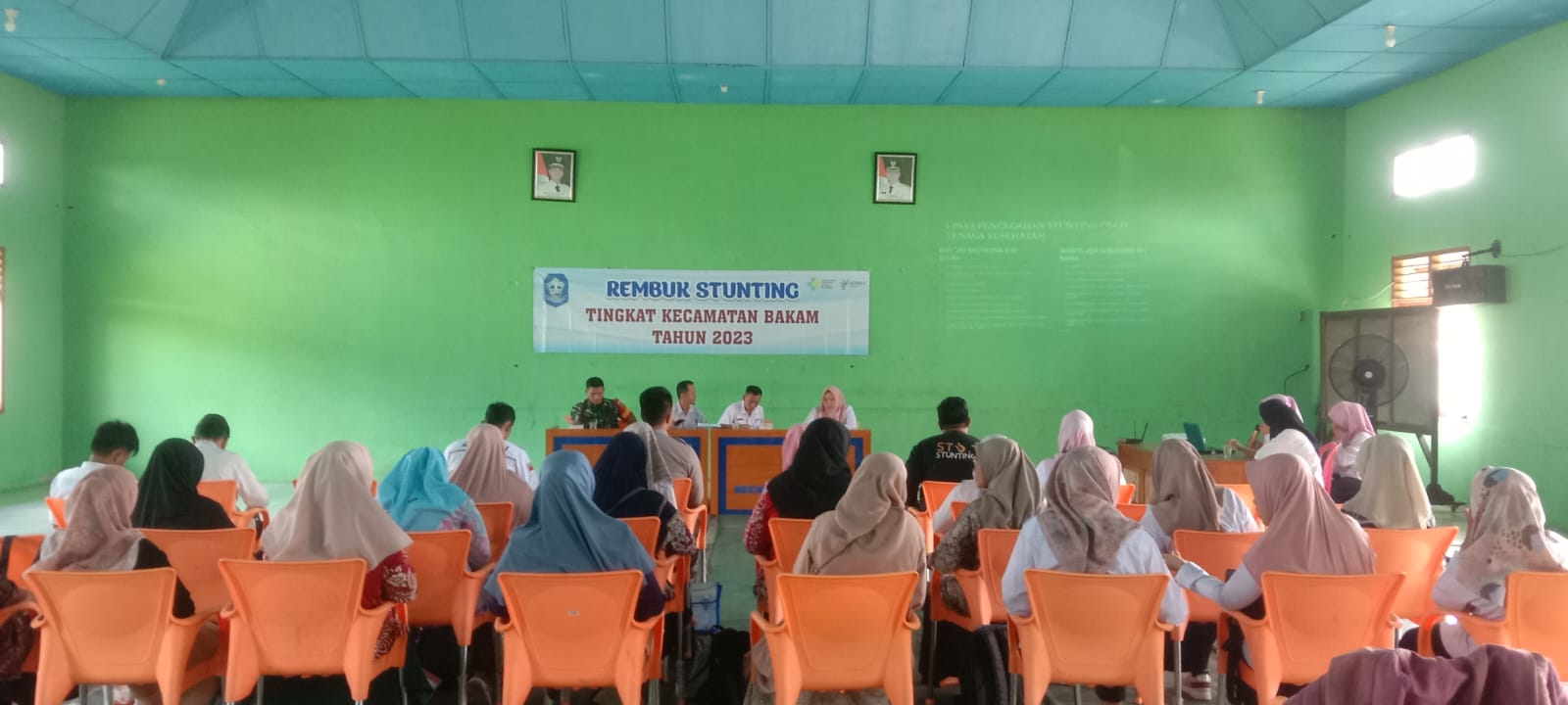 Peduli Dengan Pertumbuhan Anak Babinsa Bersama Pemerintah dan Masyarakat Laksanakan Rembuk Stunting