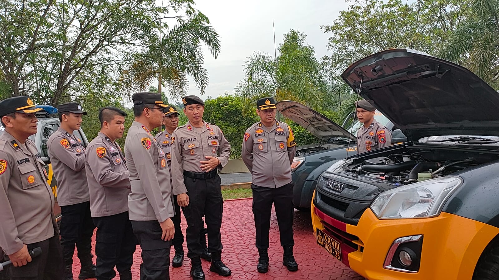 Persiapan Event-event Besar, Kapolres Bangka Barat Cek Langsung Senpi dan Ranmor Dinas Personel