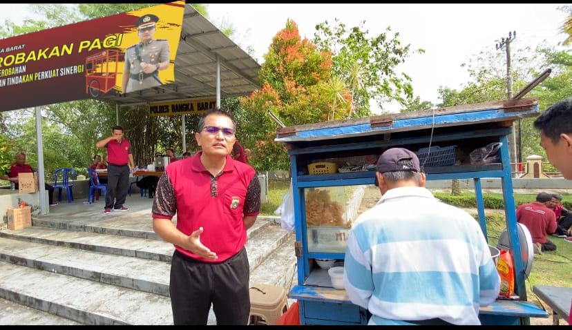 Polres Bangka Barat Meluncurkan Program "Gerobak Pagi" dan "Gerobak Sore" untuk Sinergi Bersama Masyarakat