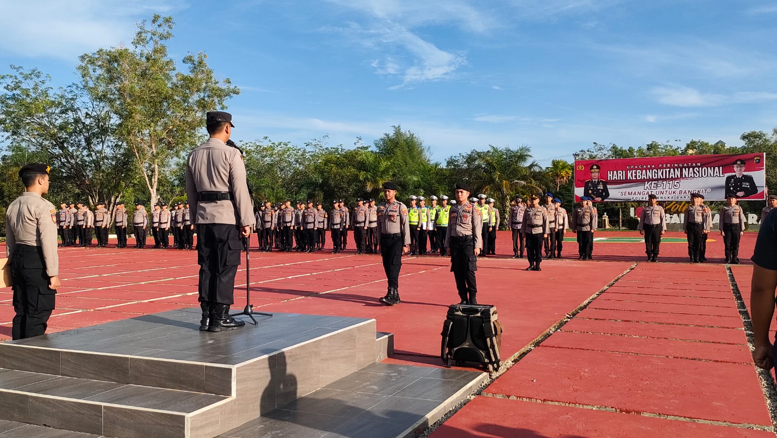 Pimpin Apel Pagi, Wakapolres Bangka Barat Ingatkan Anggota Agar Disiplin