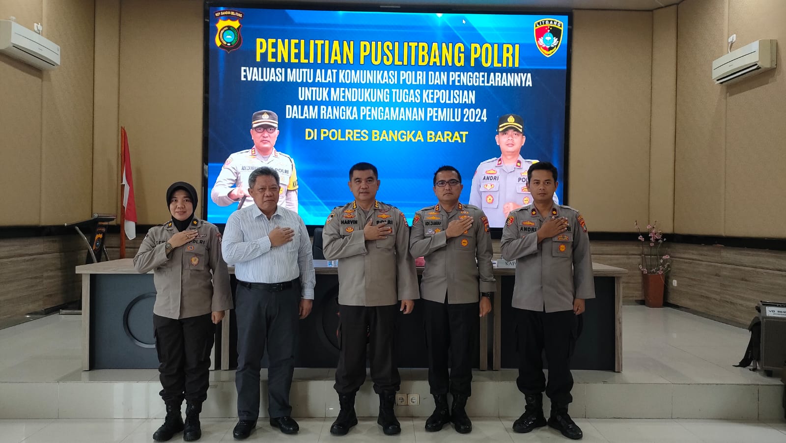 Menjelang Pesta Demokrasi Polres Babar Lakukan Ini!