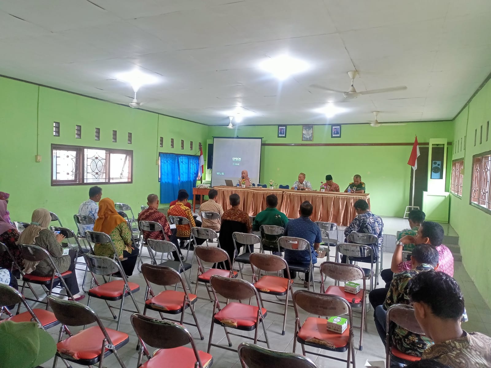 Danramil 431-01/Jebus Hadiri Undangan Persiapan HUT RI ke 78