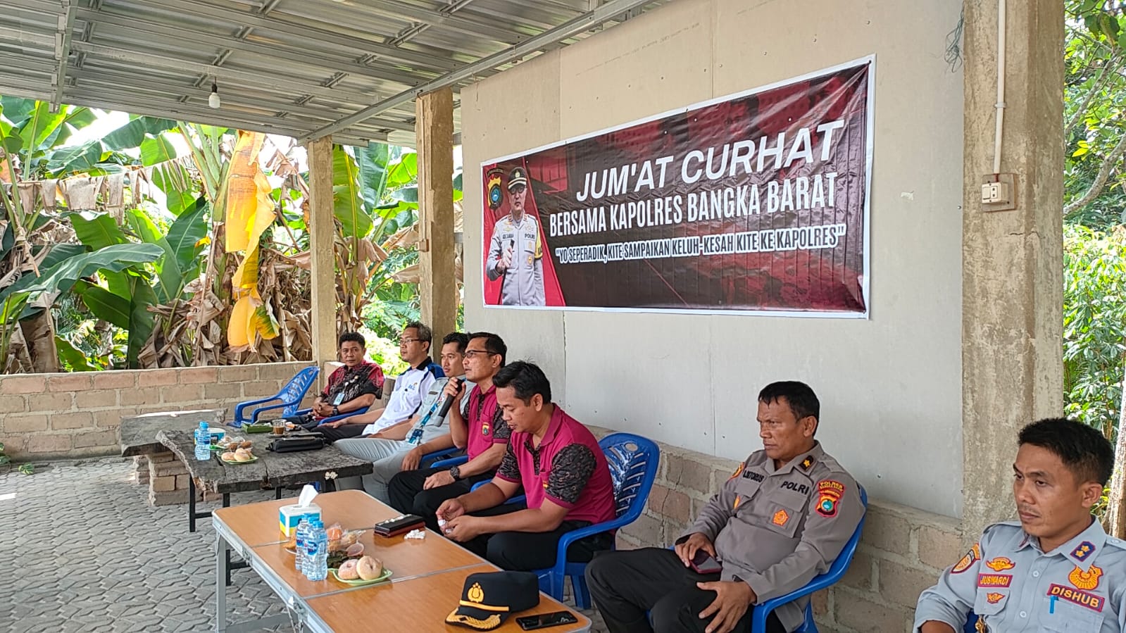 Tampung Keluhan Warga, Polres Bangka Barat Gelar Program Jumat Curhat