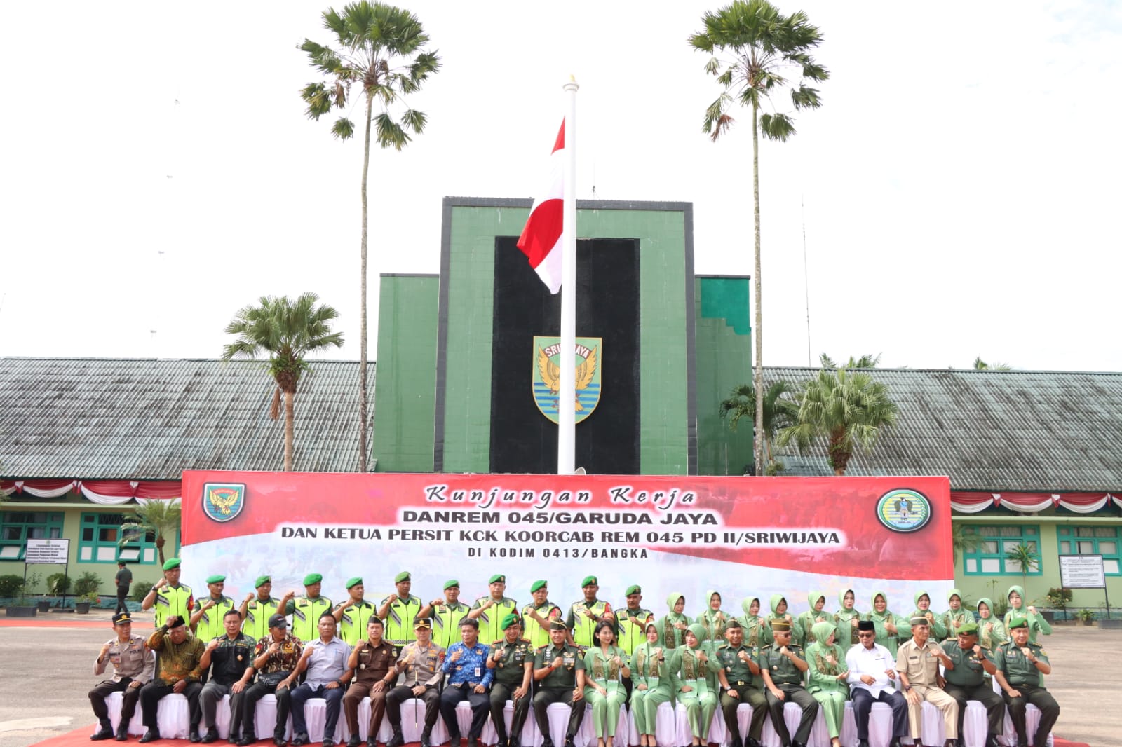 Danrem 045 Garuda Jaya Kunjungi Kodim 0413 Bangka, Ini Kegiatannya!