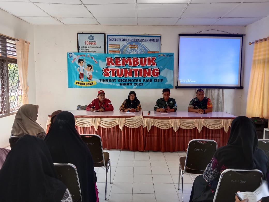 Menurunkan Angka Stunting Babinsa Riau Hadiri Acara Rembuk Stunting