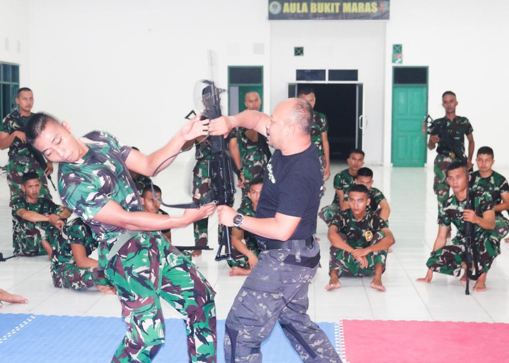 Yonif 147/Kgj Laksanakan Latihan Kaderisasi Pelatih Bela Diri Taktis