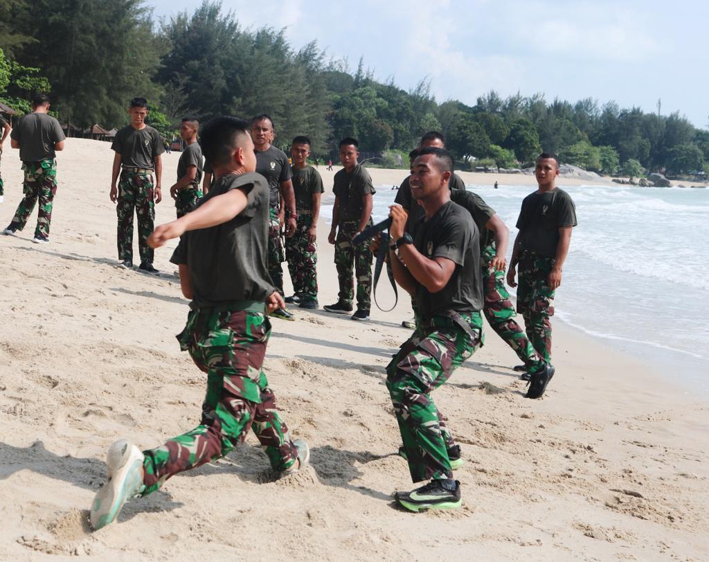 Yonif 147/Kgj Laksanakan Latihan Kaderisasi Pelatih Bela Diri Taktis