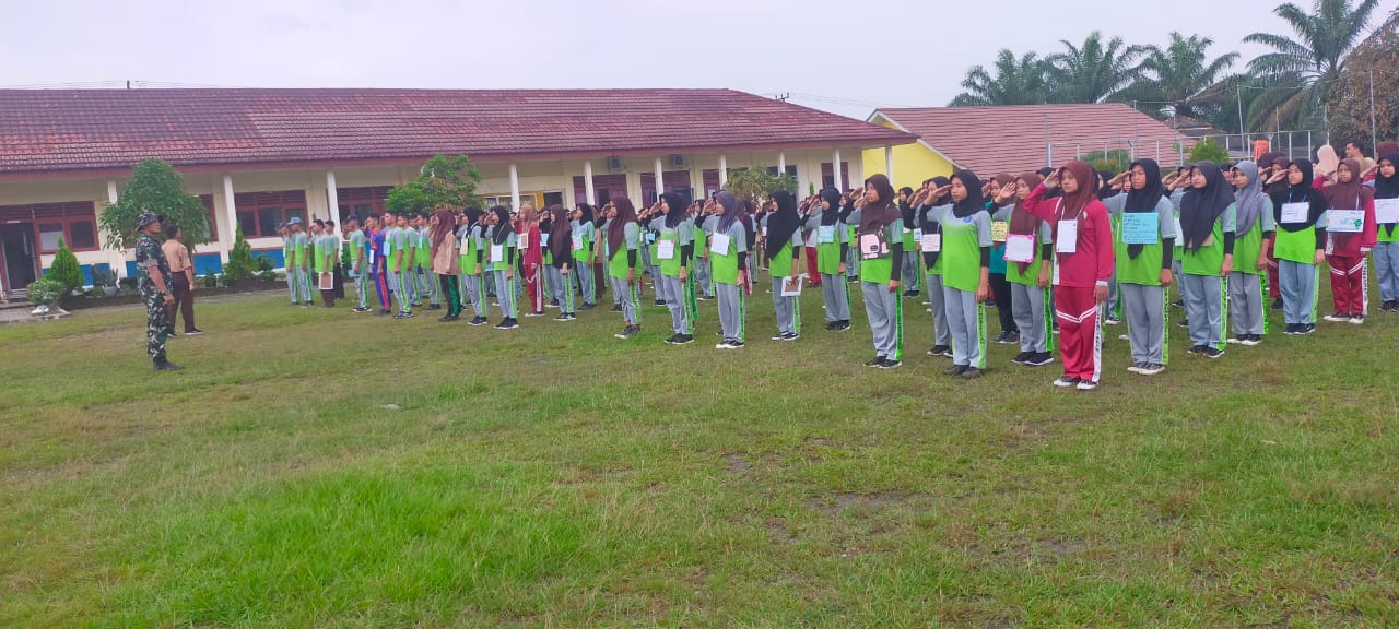 Ini Tujuan Latihan Dasar Kepmimpinan yang Diberikan Anggota Koramil 0413-08/ Sungai Selan