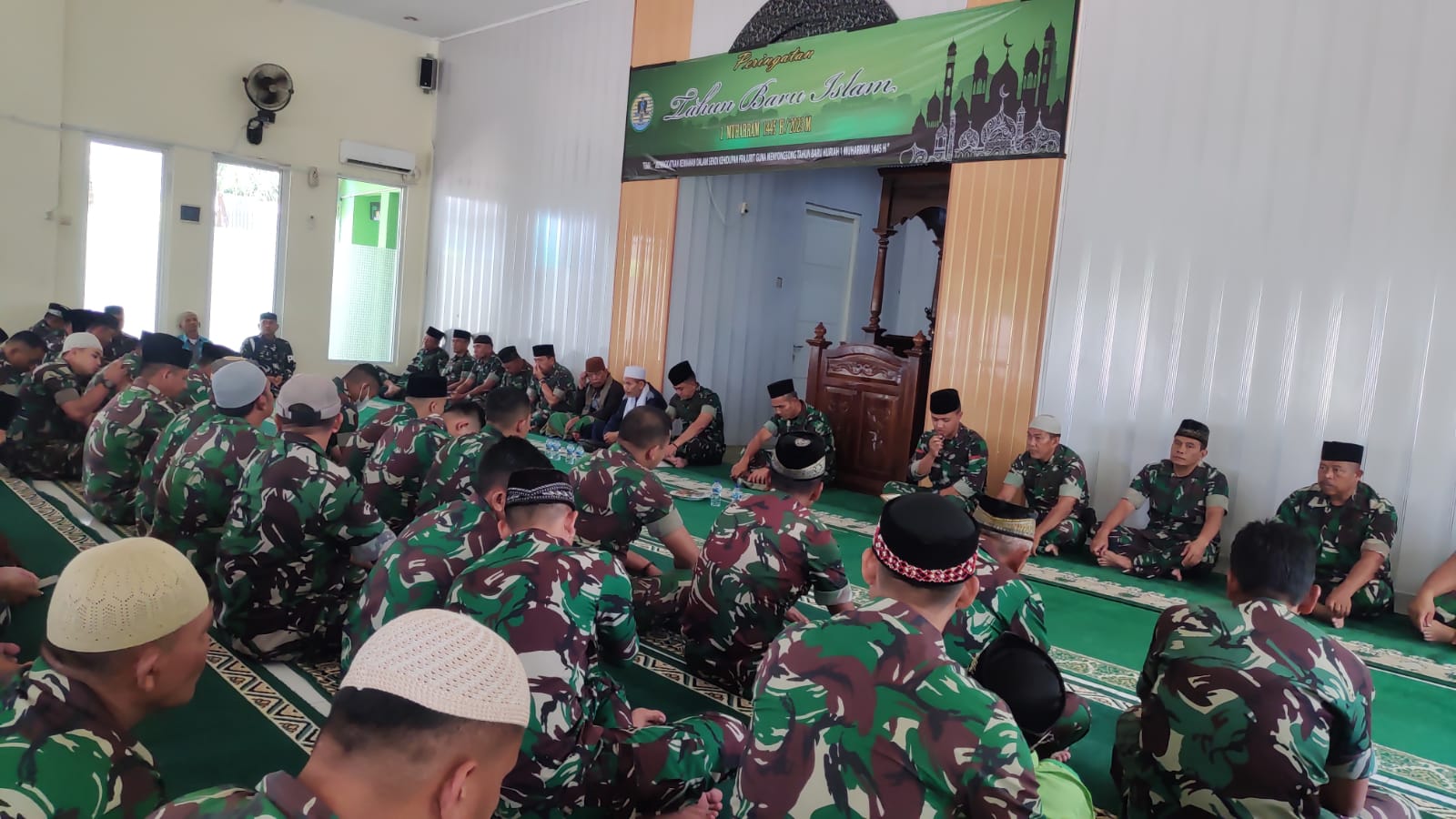 Meningkatkan Keimanan Dalam Sendi Kehidupan Prajurit Kodim Bangka Gelar Perayaan 1 Muharram 1445 H/2023 M