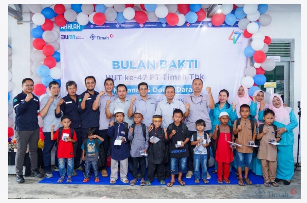 Digelar di Tiga Provinsi, Bulan Bakti PT Timah Tbk Tahun 2023 Kumpulkan Ratusan Kantong Darah dan Khitan Hampir Seribu Anak