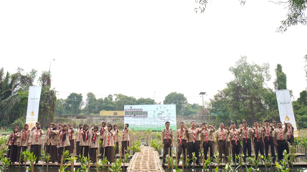 Percepat Perlindungan Ekosistem, Apical Tanam 3.000 Pohon Mangrove di Jakarta