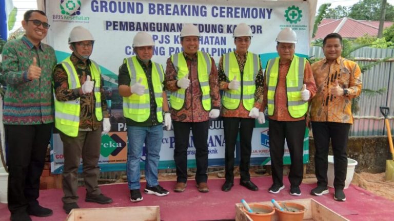 Wali Kota Mengahadiri Peletakan Batu Pertama Pembangunan Baru Gedung BPJS Mengusung Tema Ecogreen