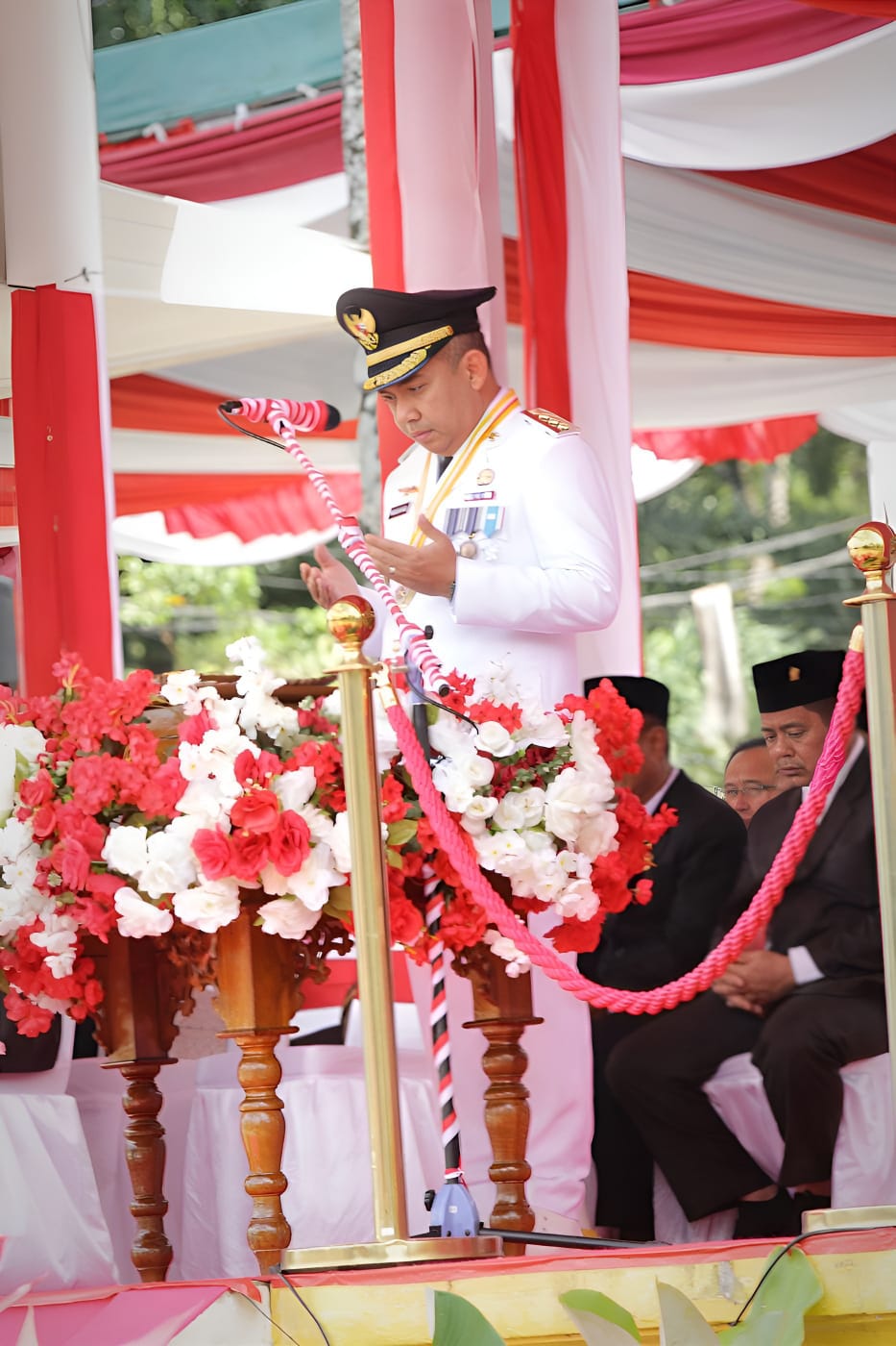 Selaku Inspektur Upacara HUT RI ke-78 di Alun-alun Taman Merdeka, Begini Harapan Molen!