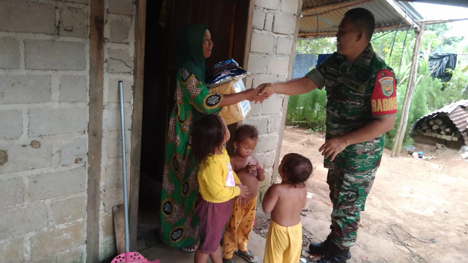 Teruskan Program Geber Berkah Dandim 0413/Bangka Kali Ini Berlanjut di Wilayah Pangkalan Baru