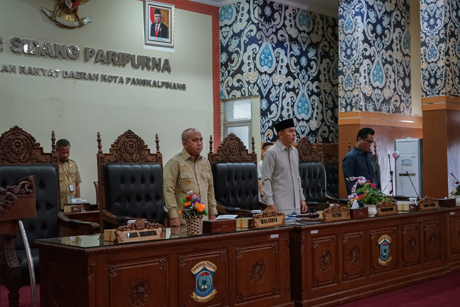 Wako Molen Hadiri Rapat Paripurna Keenam Belas Masa Persidangan III Tahun 2023 DPRD Pangkalpinang