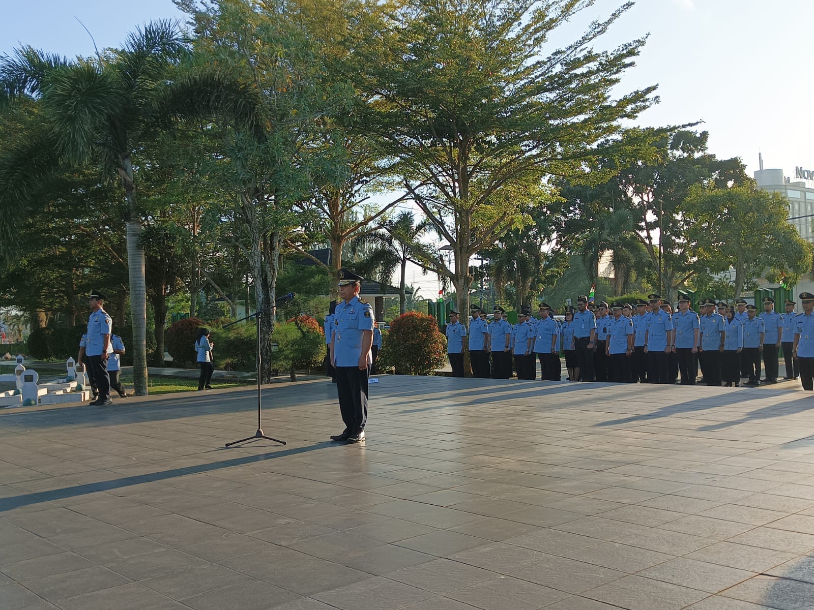 LPKA Pangkalpinang Mengikuti Upacara Tabur Bunga dan Ziarah di Taman Makam Pahlawan Pawitra Laya