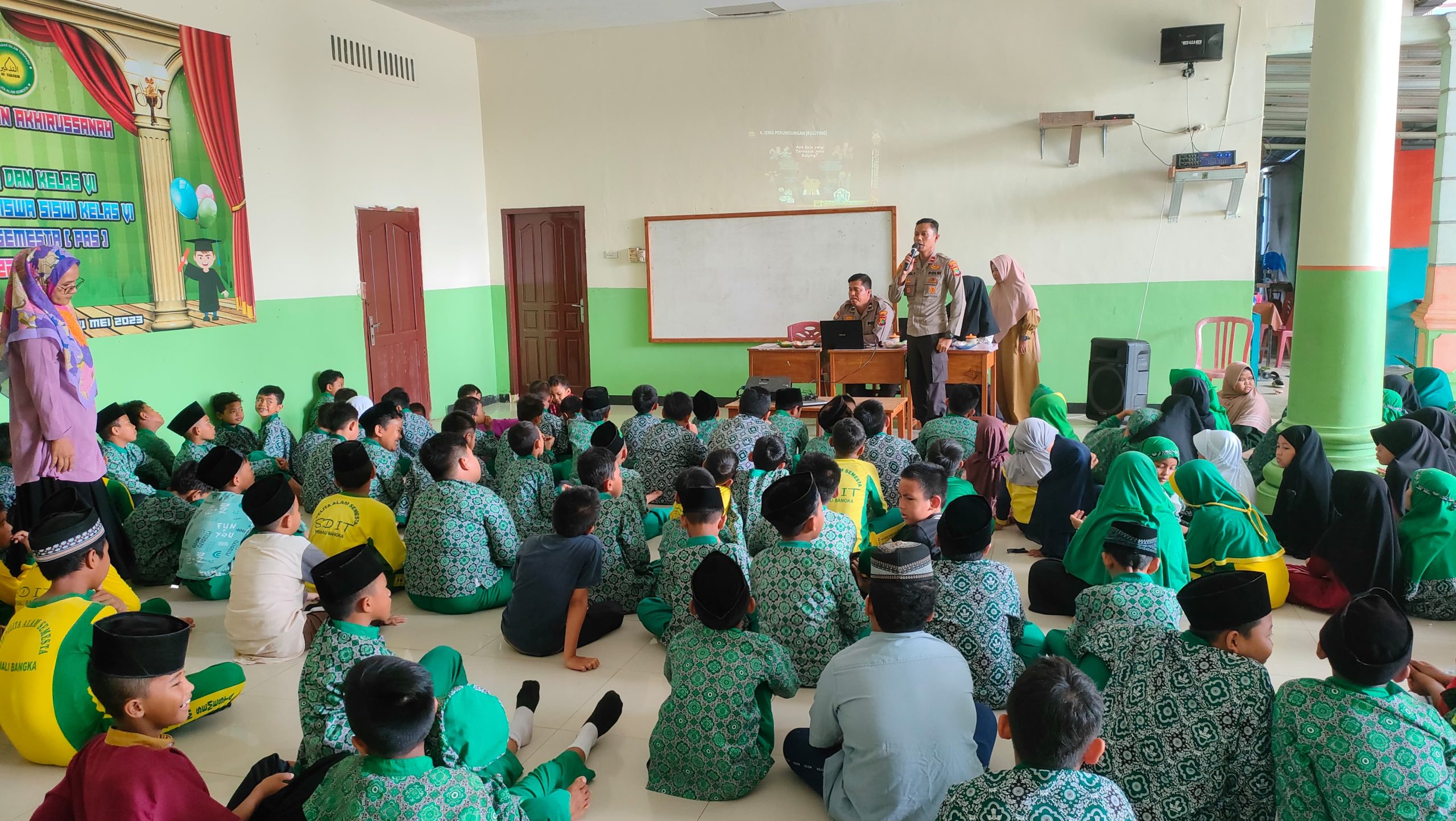 Kapolsek Pemali Sosialisasikan Penerapan Sekolah Bebas Perundungan