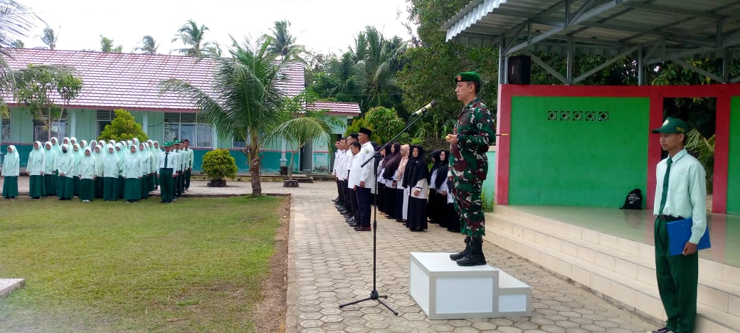 Giliran MAN 1 Bangka Barat Sambangi Dandim 0431/Babar Letkol Inf Kemas Muhammad Nauval, M.Han