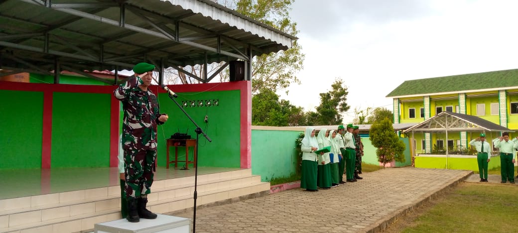 Giliran MAN 1 Bangka Barat Sambangi Dandim 0431/Babar Letkol Inf Kemas Muhammad Nauval, M.Han