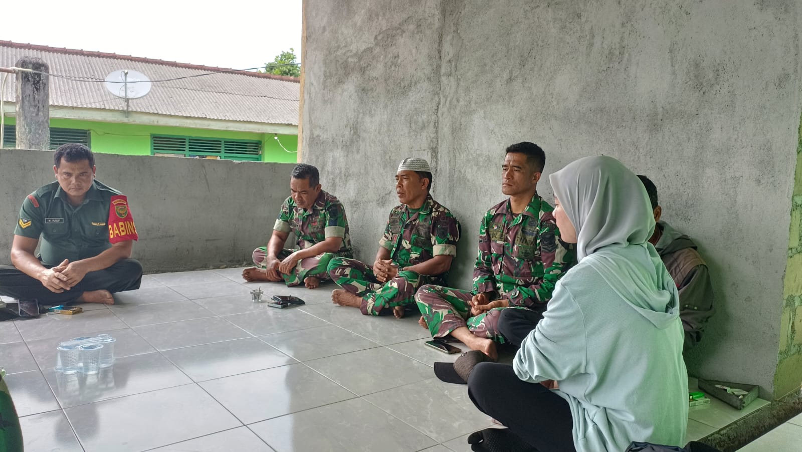 Danramil 431-03/Kelapa Ikuti Doa Bersama Anggota Paskibraka dalam Rangka Memperingati Hari HUT RI ke-78